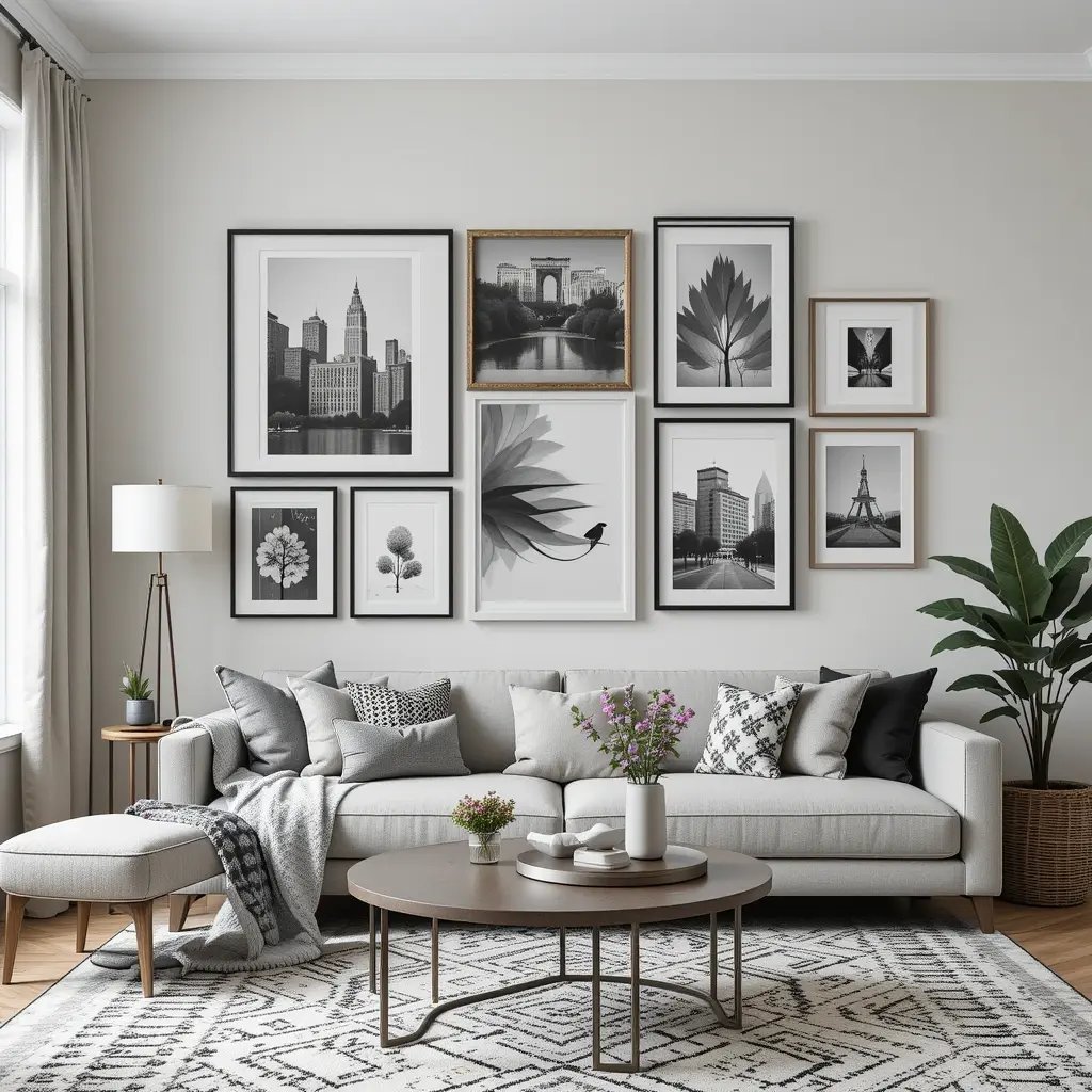 Create a Gallery Wall with Modern Art