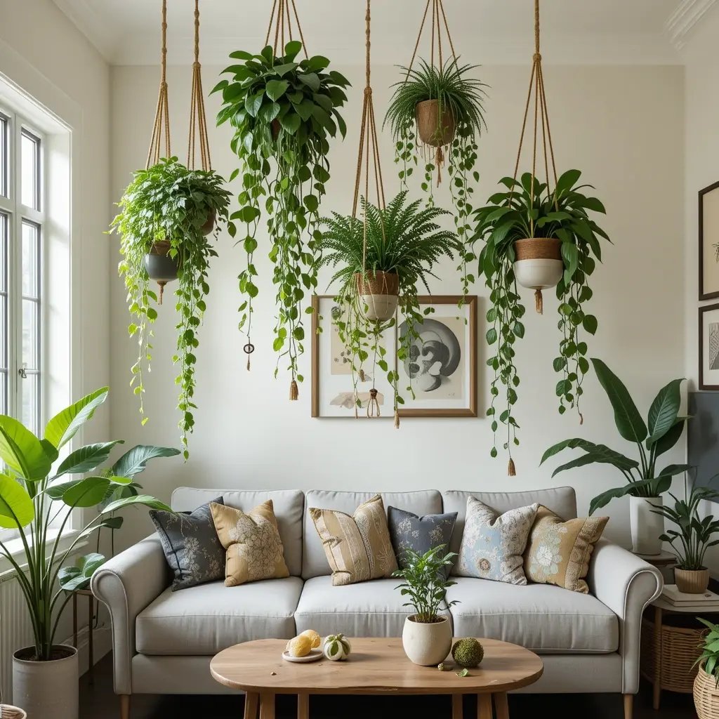 Create Drama with Ceiling-Hung Planters