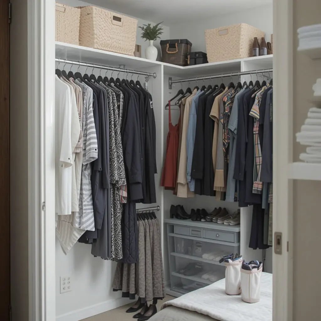Double Hanging Rods Double Your Space