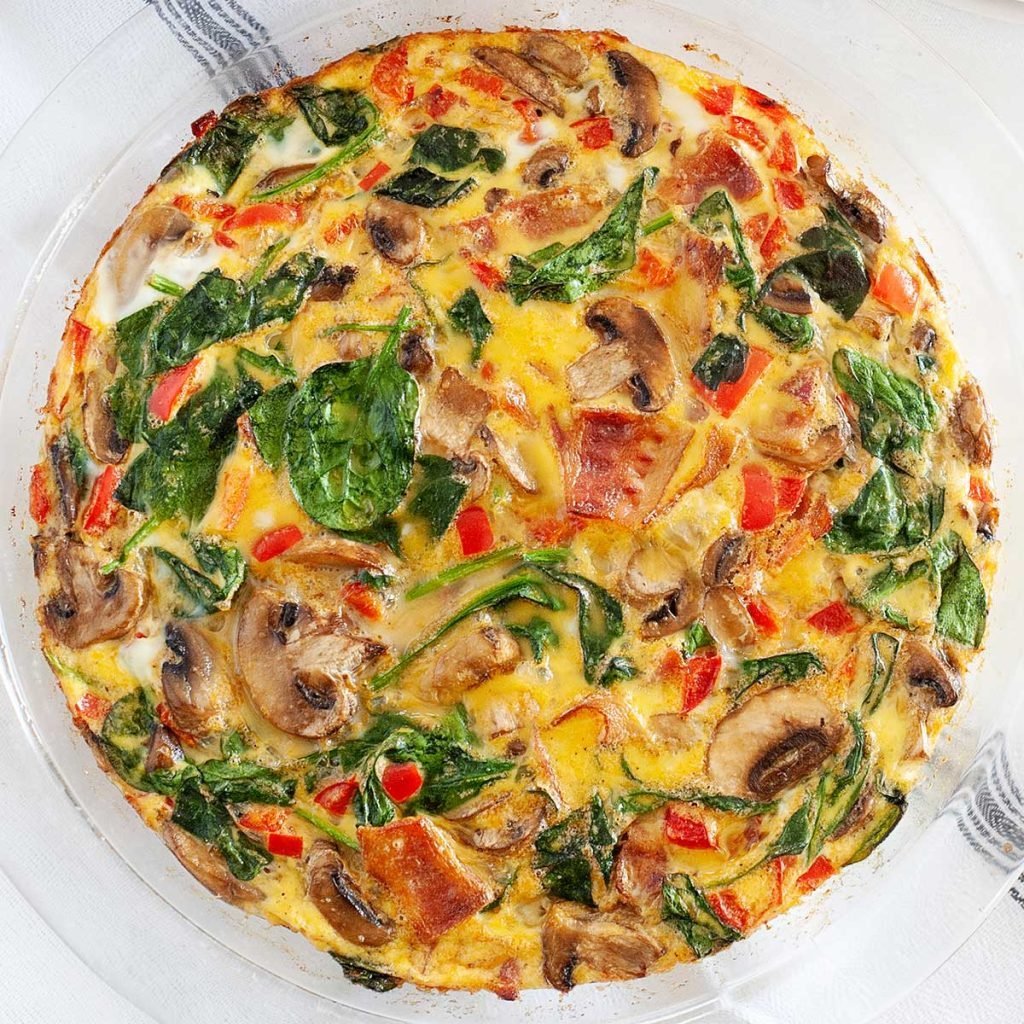 Bacon & Spinach Frittata
