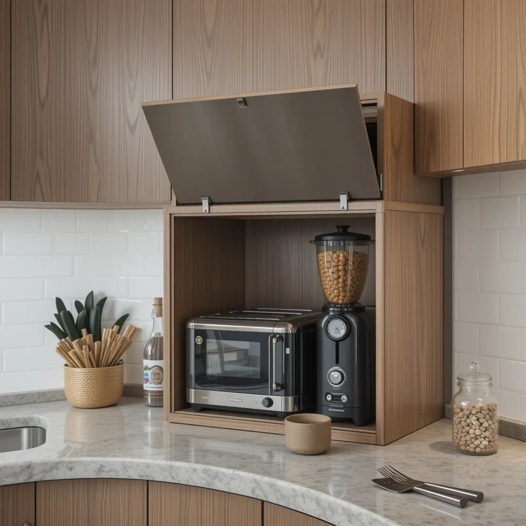Hidden Appliance Garage