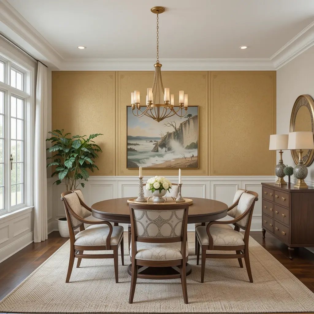 Choose Warm Colored Accent Walls or Panels