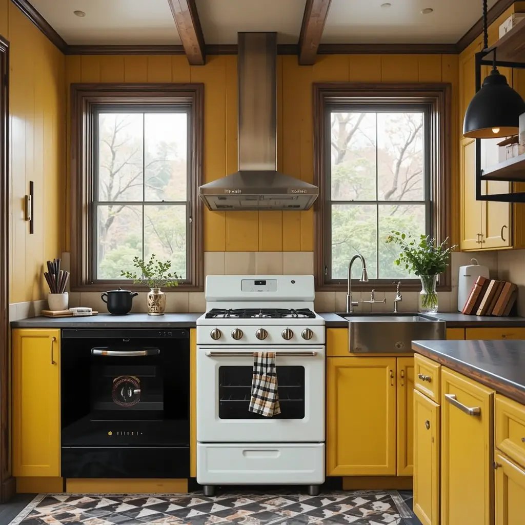 Warm Mustard Yellow