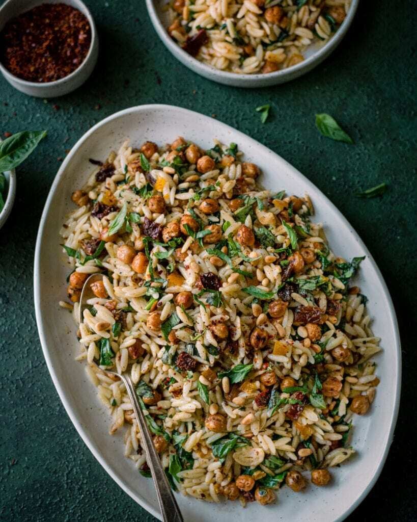 Lemony Orzo Pasta Salad