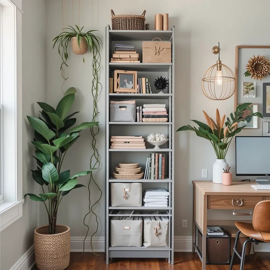 Go Vertical with Tall Bookshelves