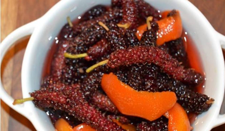 Pickled Mulberries