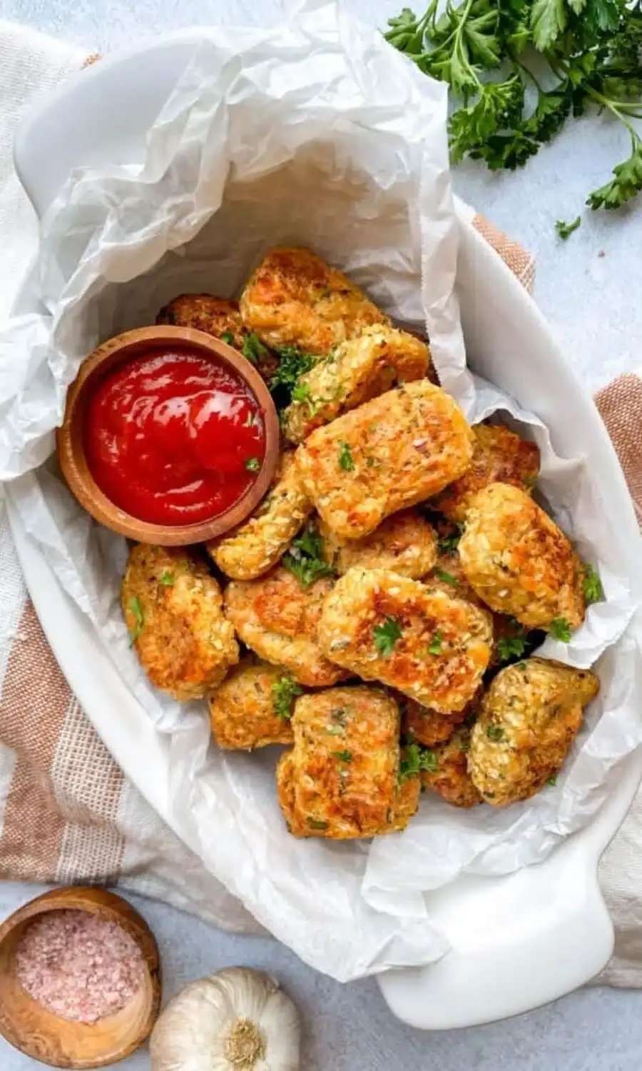 Air Fryer Keto Cauliflower Tots