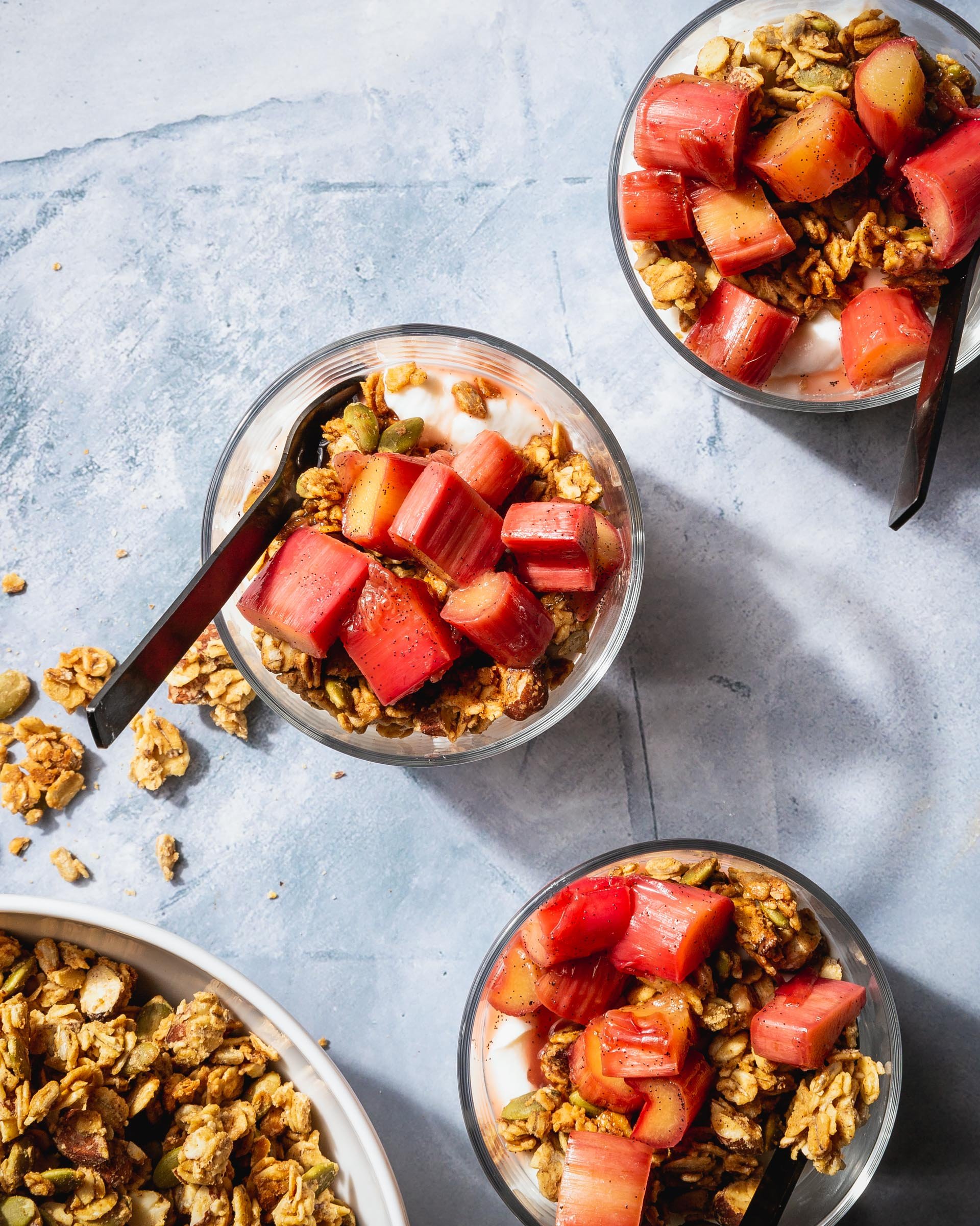 Rhubarb Granola