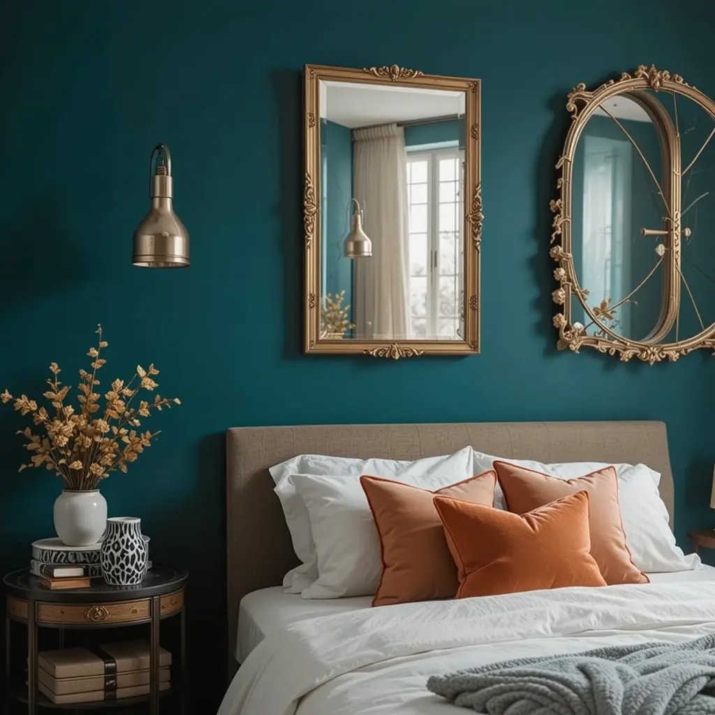 Teal and Copper Color Scheme