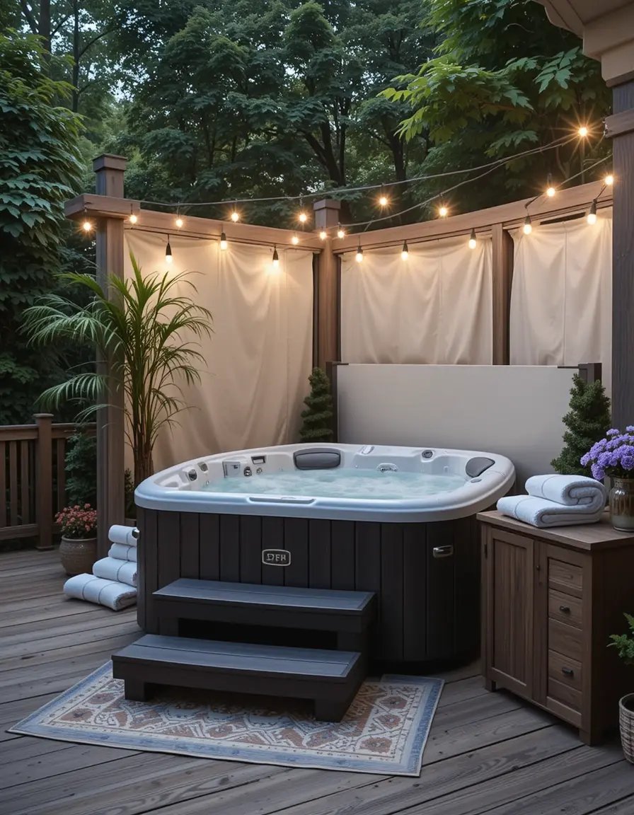 Hot Tub Hideaway Deck