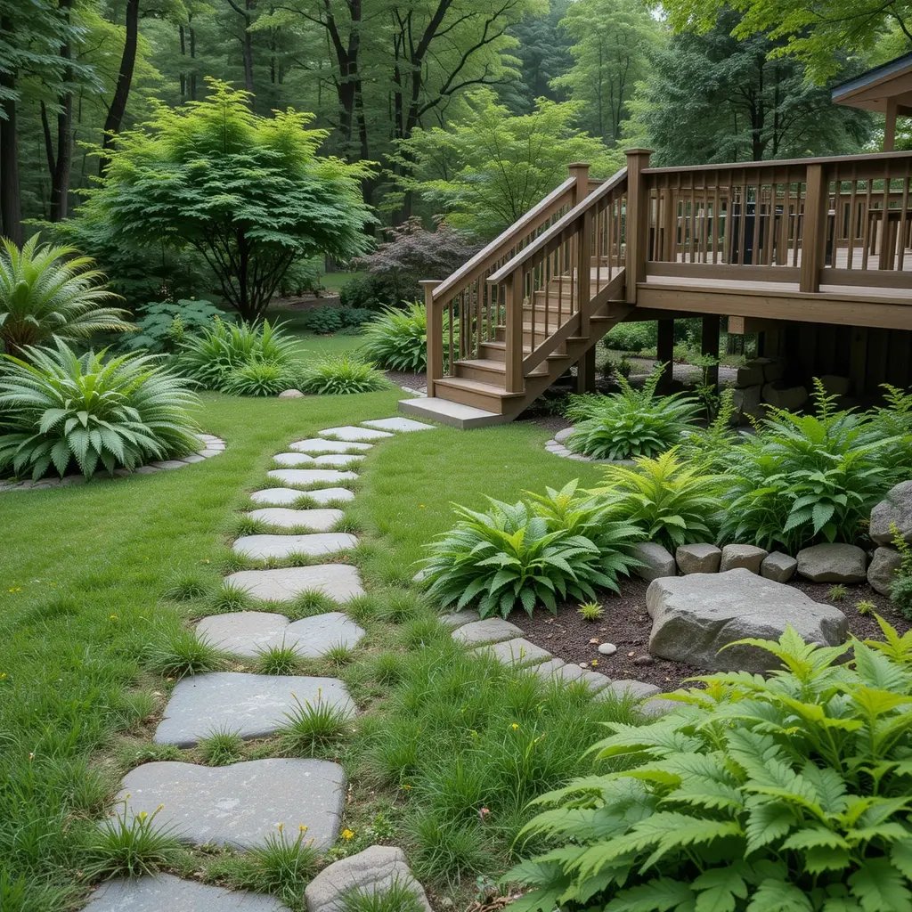 Mix Hardscape with Softscape