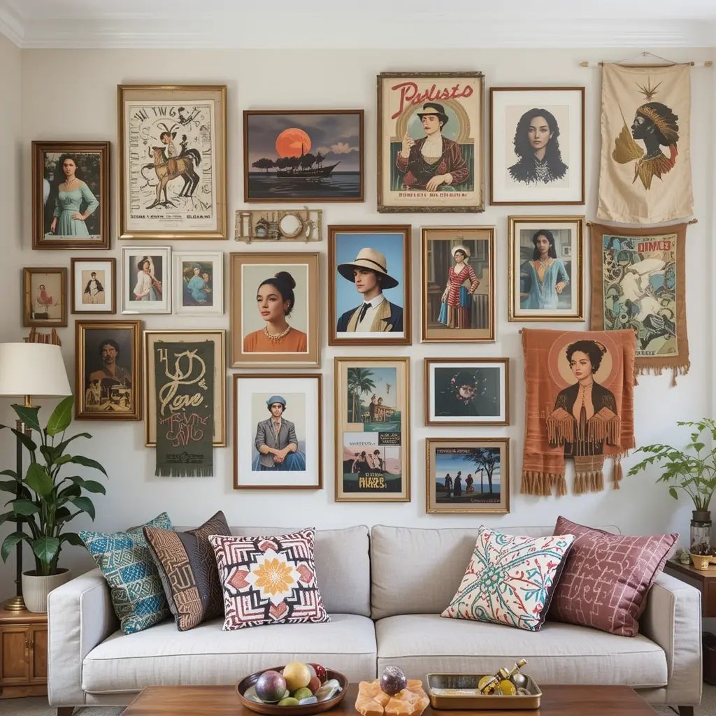 Hang a Gallery Wall of Art and Photos