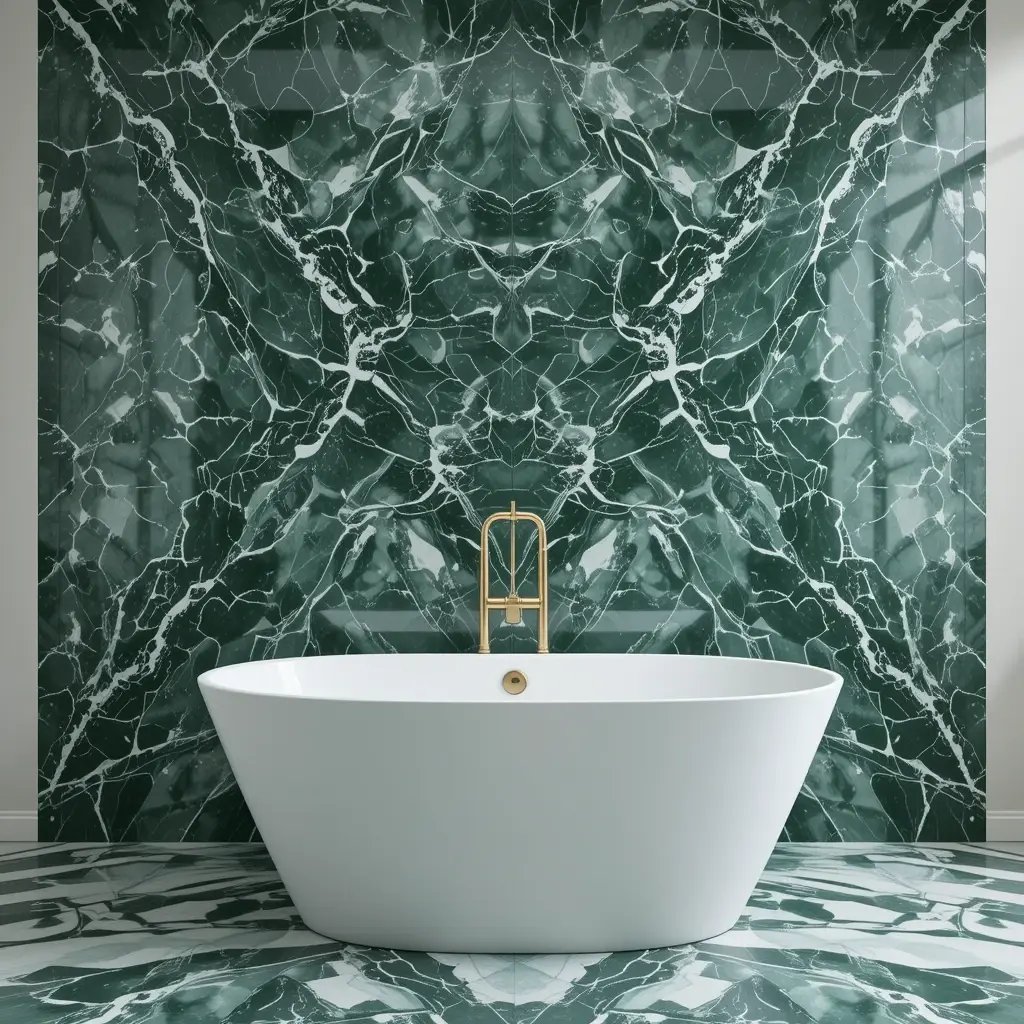 Bookmatched Marble for a Luxe Vibe