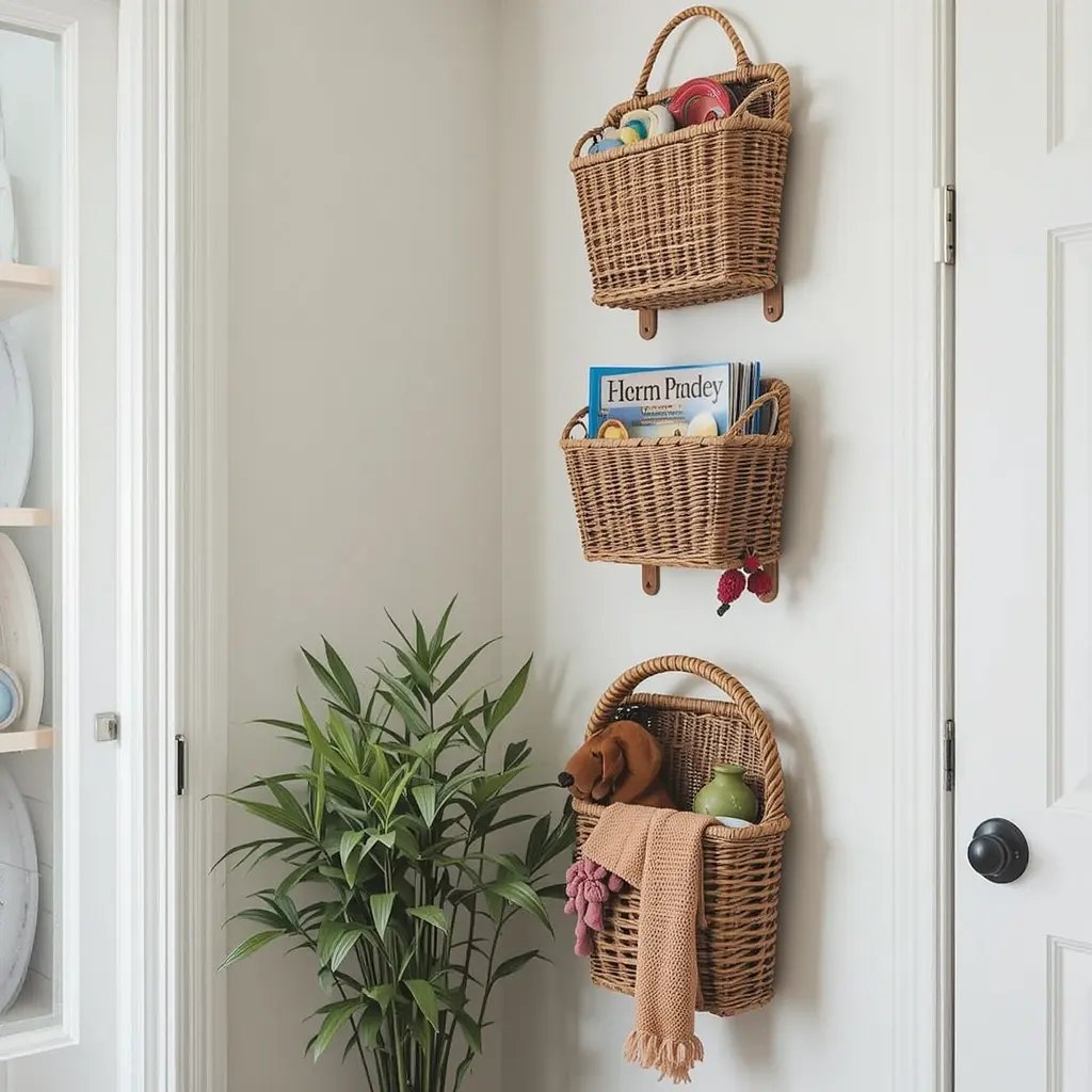 Hang Baskets on the Wall