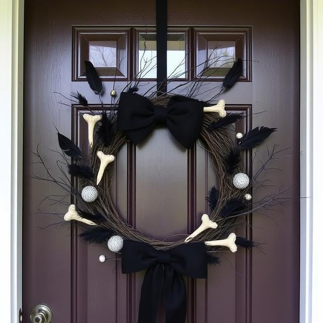 Wreath of Twigs and Bones