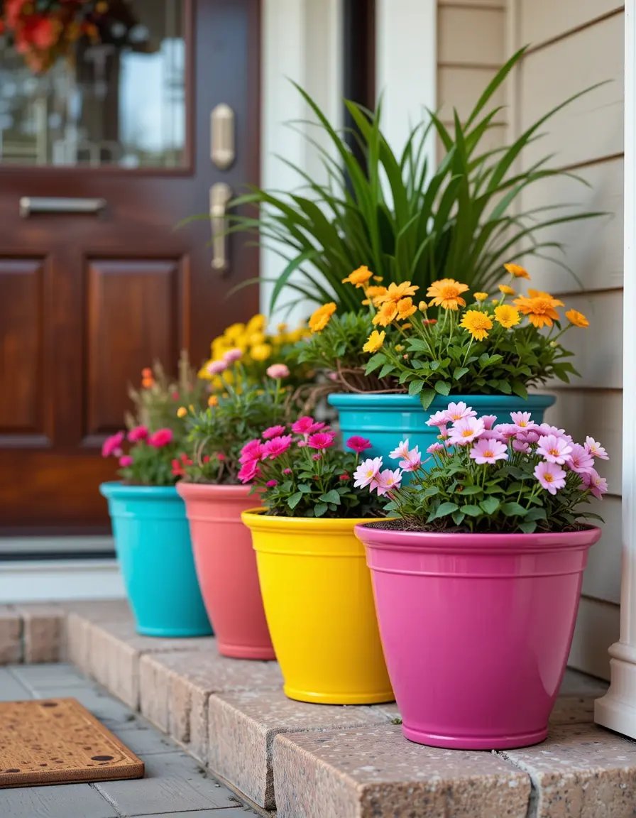 Colorful Ceramic Pots