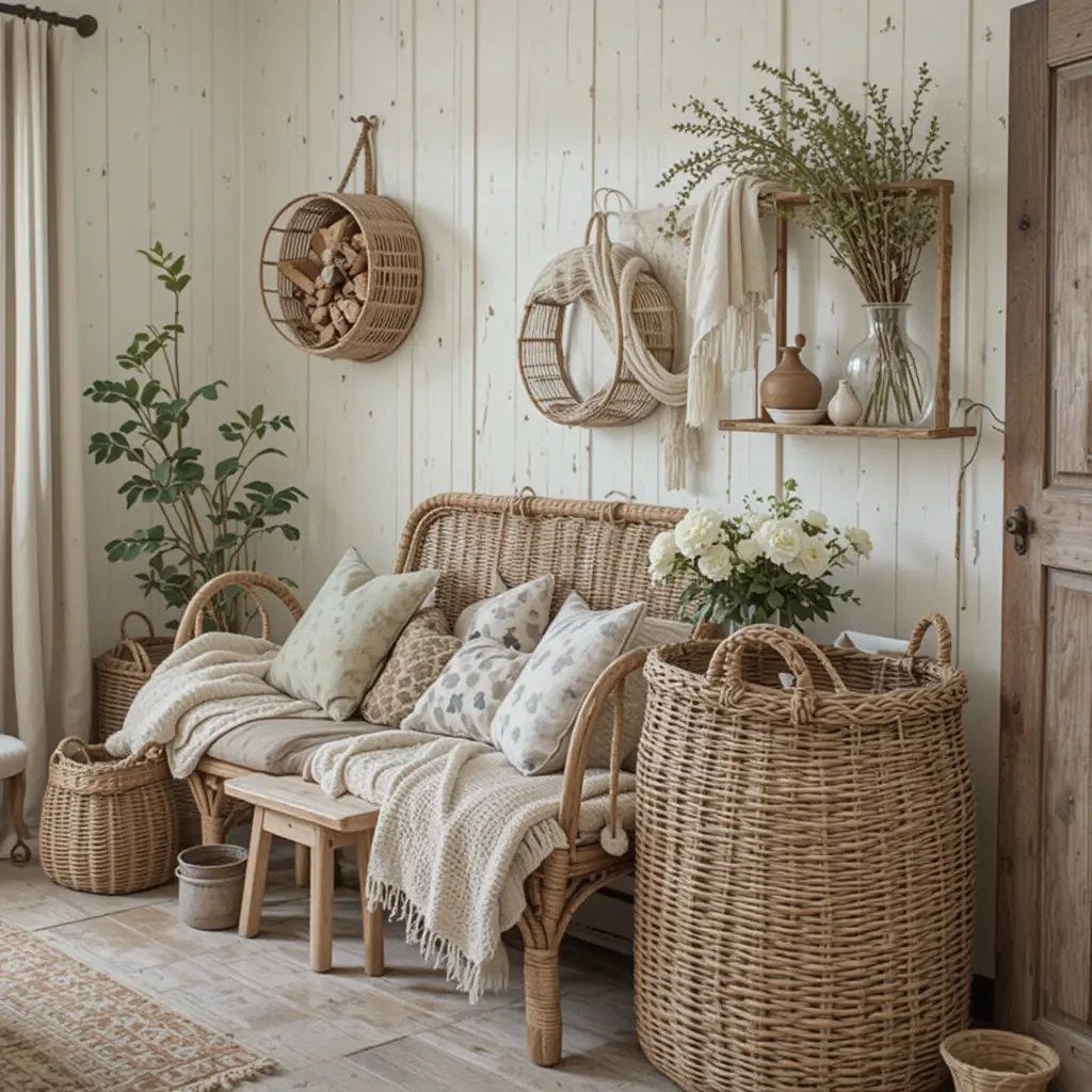 Woven Baskets for Texture and Storage