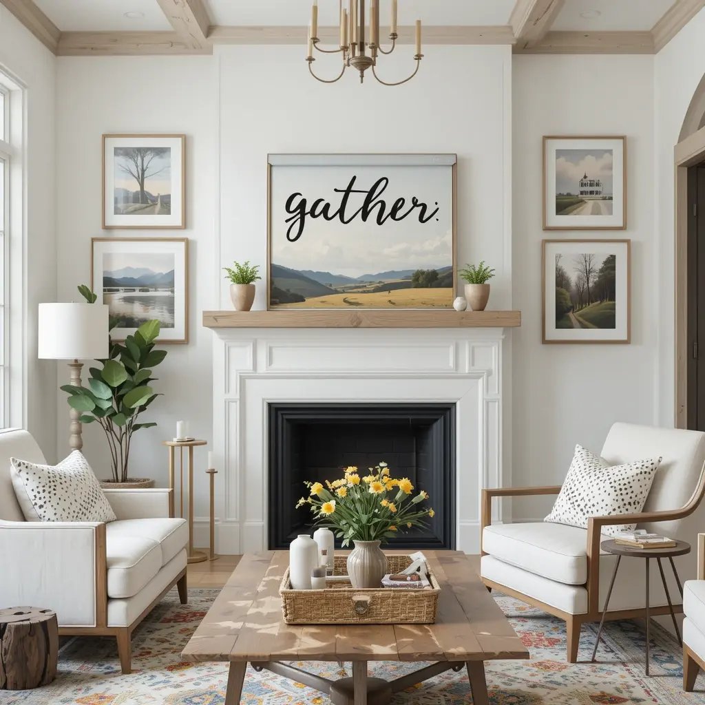Use Art That Feels Collected, Not Bought in Bulk