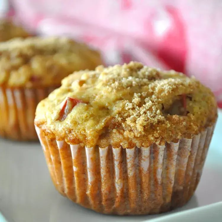 Rhubarb Muffins