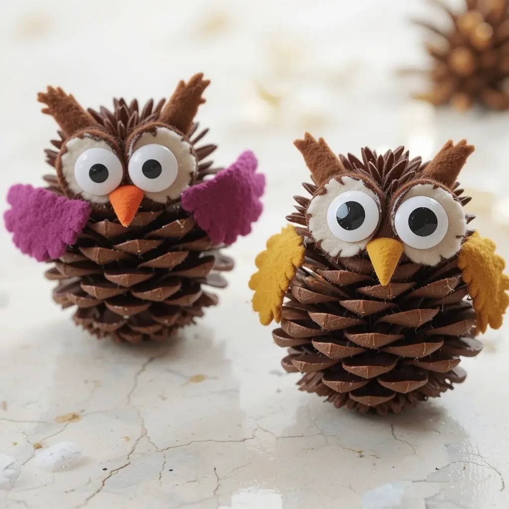 Pinecone Owls