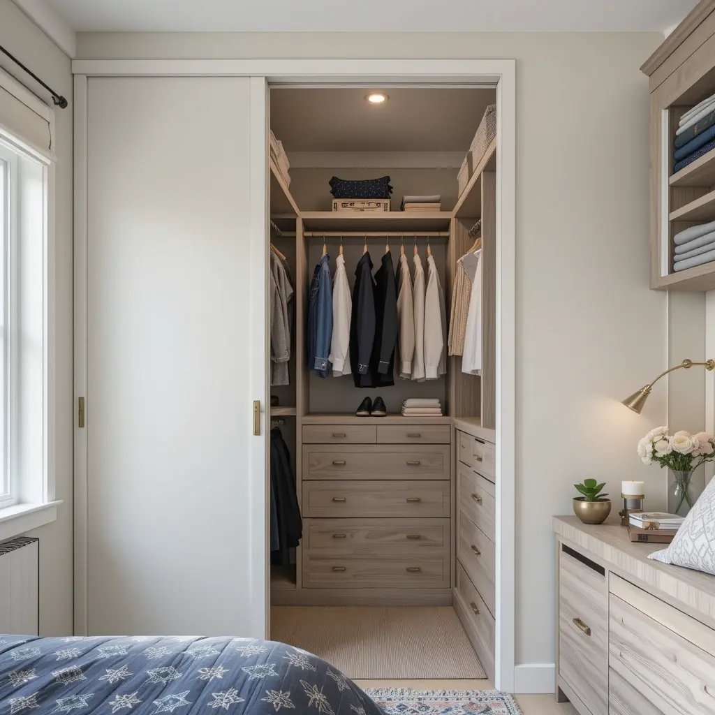 Single Wall Closets Can Still Be Walk-In