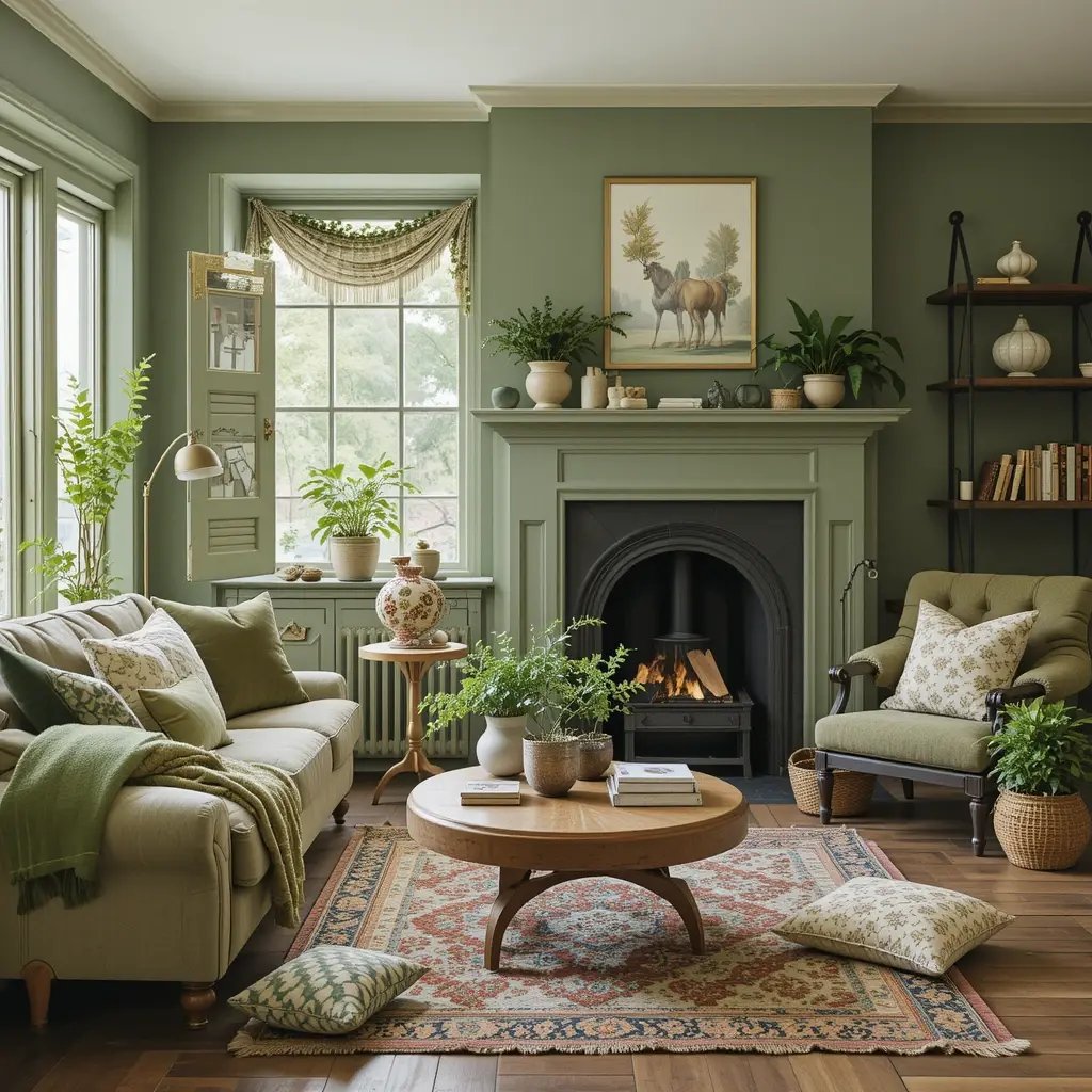 Olive Green Accents for a Nature-Inspired Palette