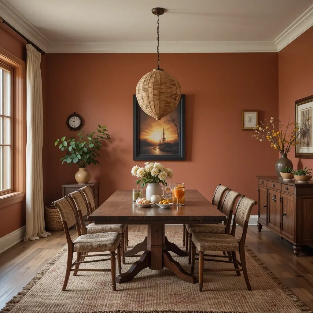Use Terracotta Walls for a Rustic Vibe