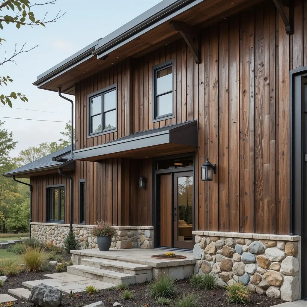 Mixed Material Exteriors: Texture and Visual Interest