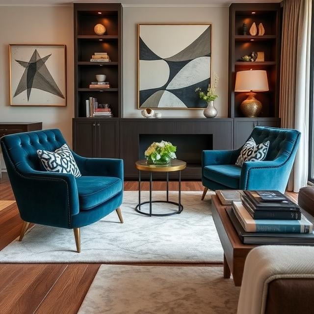 Add a Pair of Chic Accent Chairs