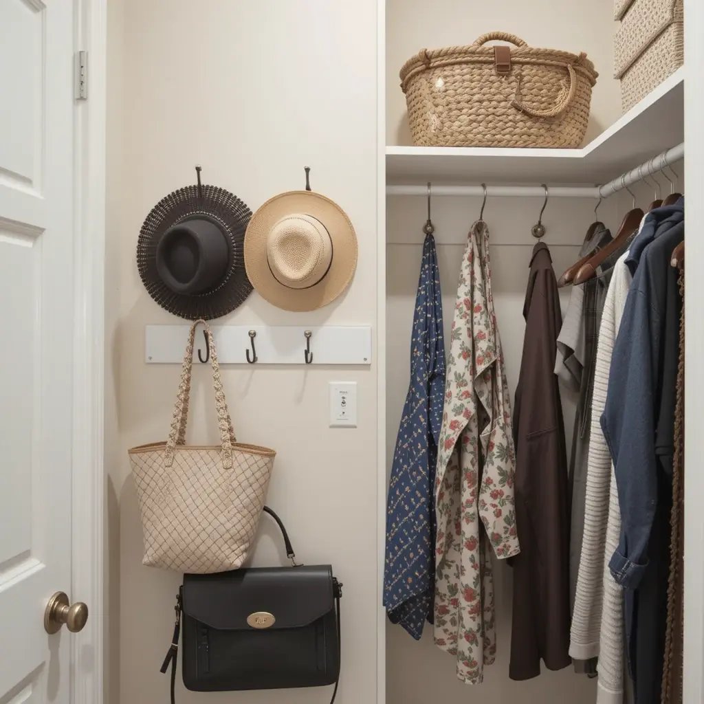 Hooks and Racks for Quick Grabs