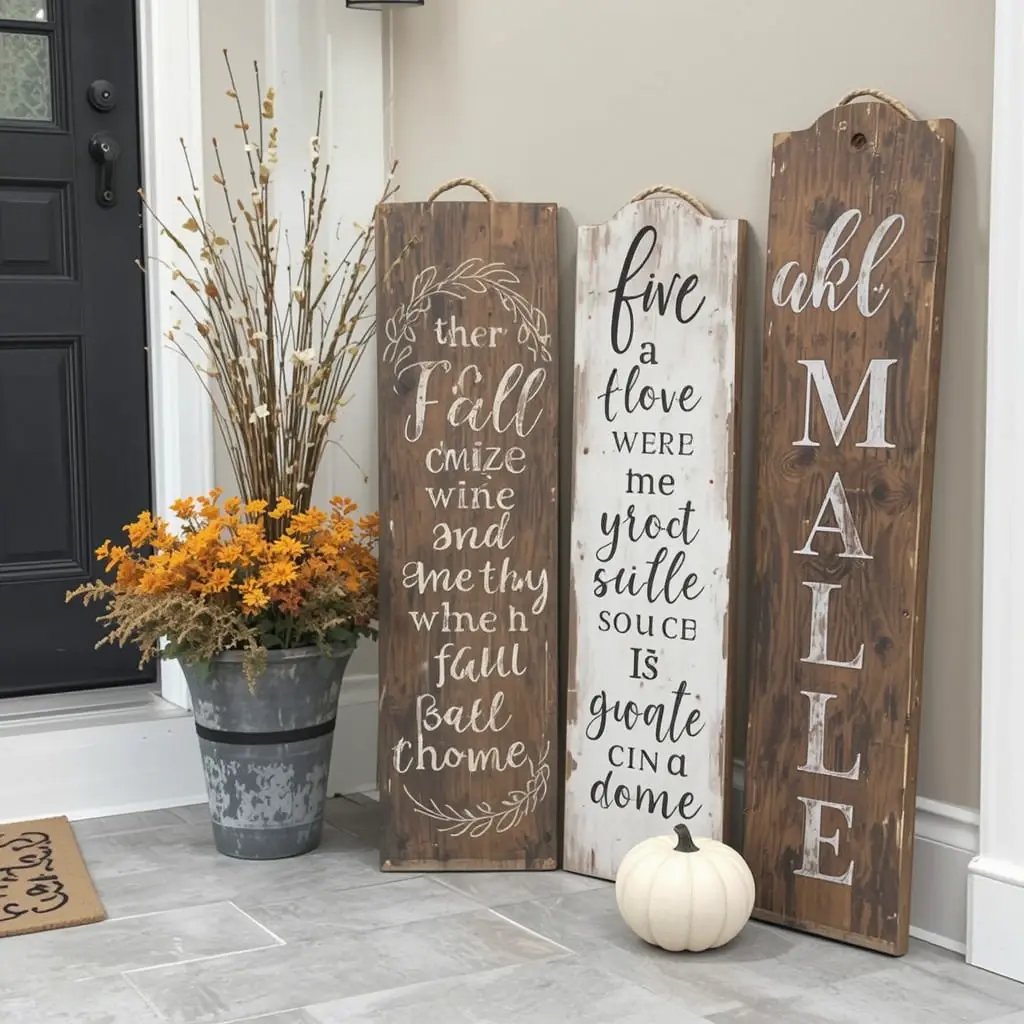 Display Rustic Signage