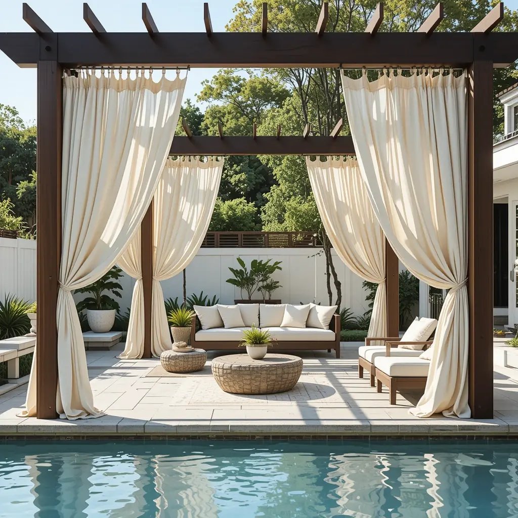 Add Outdoor Curtains or Drapes