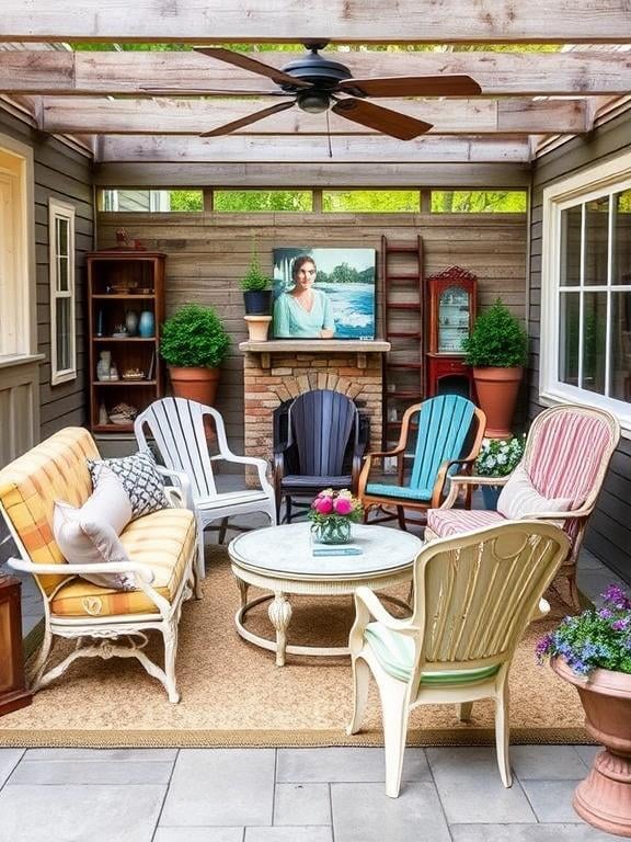 Mix-and-Match Vintage Chairs