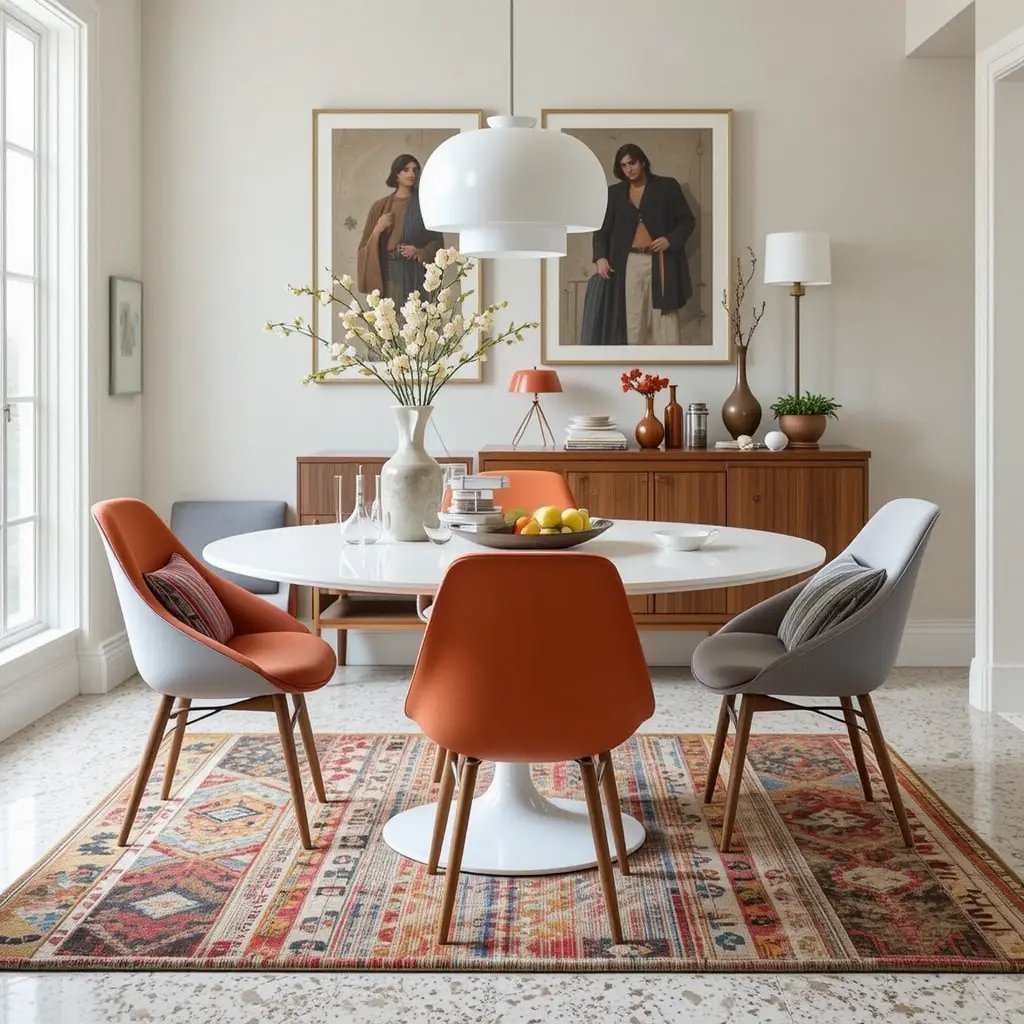 The Classic Combo: Tulip Table + Curved Chairs