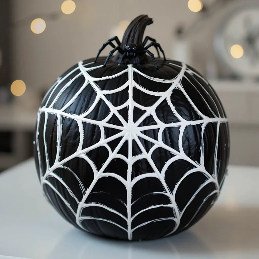 Spider Web Pumpkin