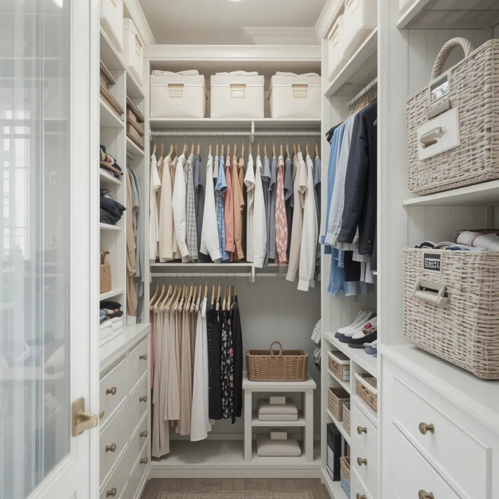 Use Coordinated Storage Bins