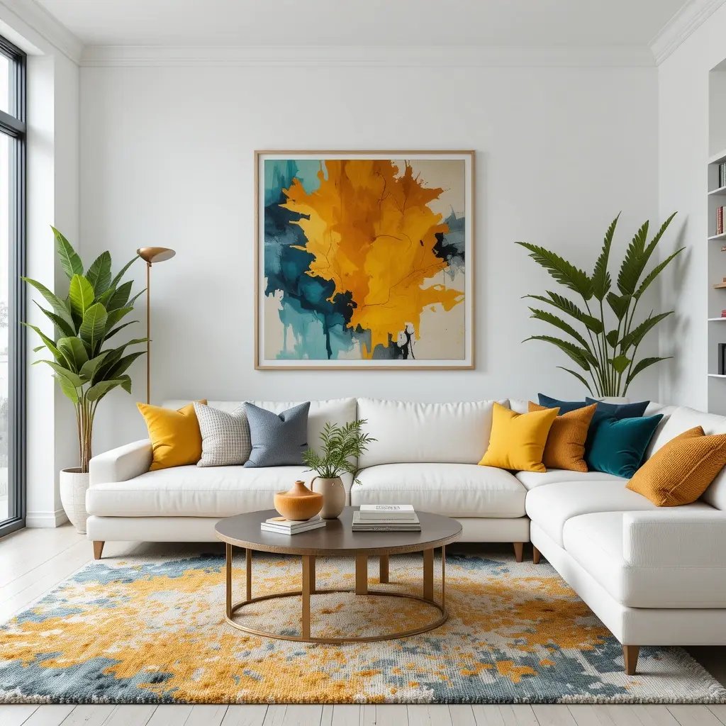 Opt for a Neutral Color Palette with Bold Accents