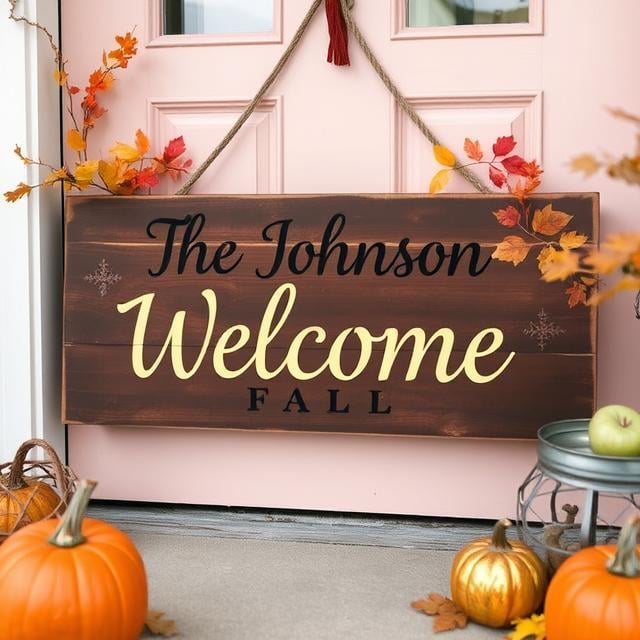 Personalized Welcome Signs