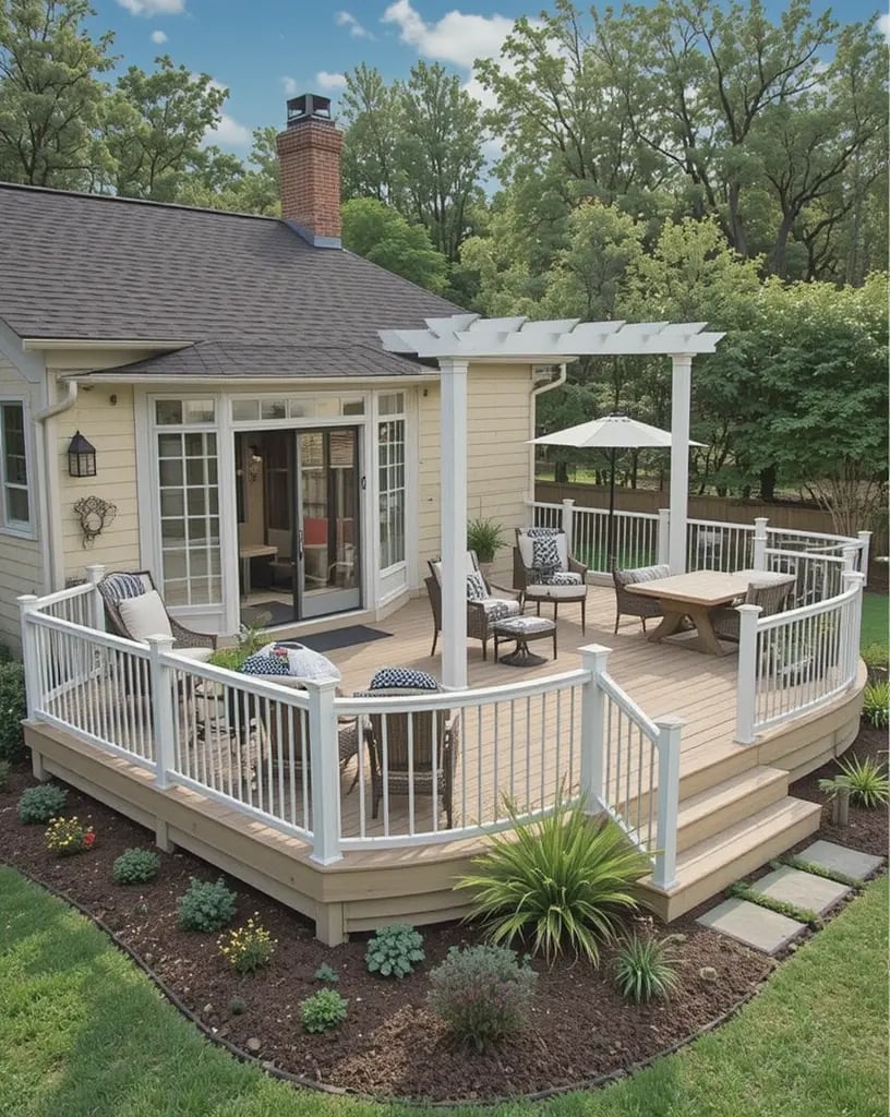 Wraparound Corner Deck