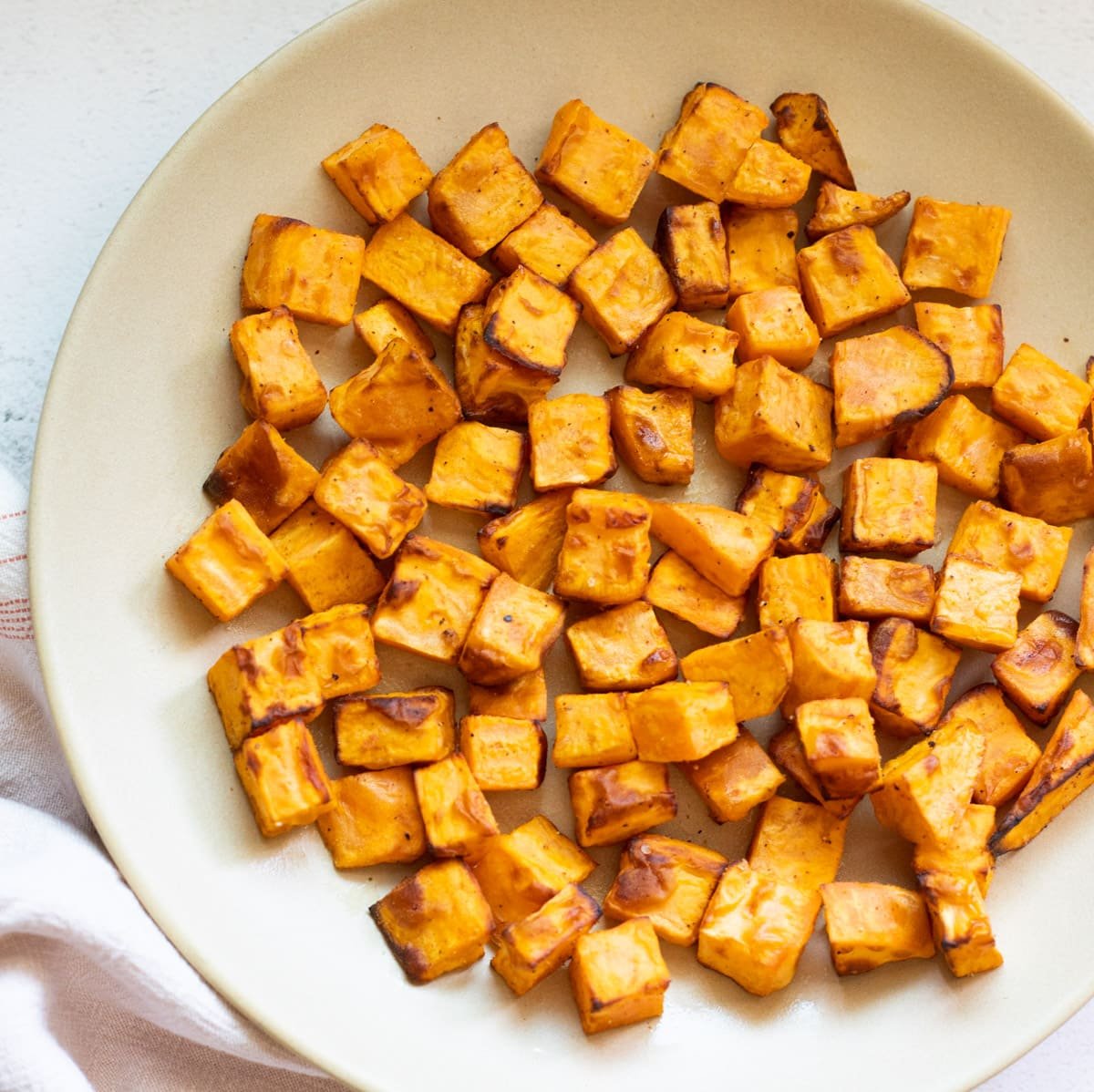 Air Fryer Roasted Sweet Potatoes