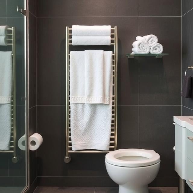 Install Heated Towel Racks and Accessories