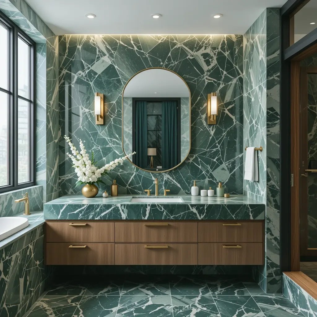 Ceiling-High Backsplash