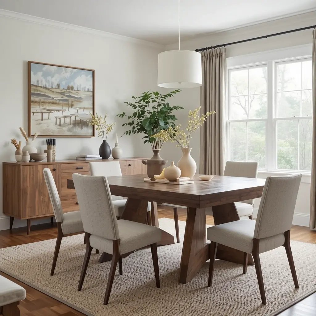 Rustic Meets Midcentury