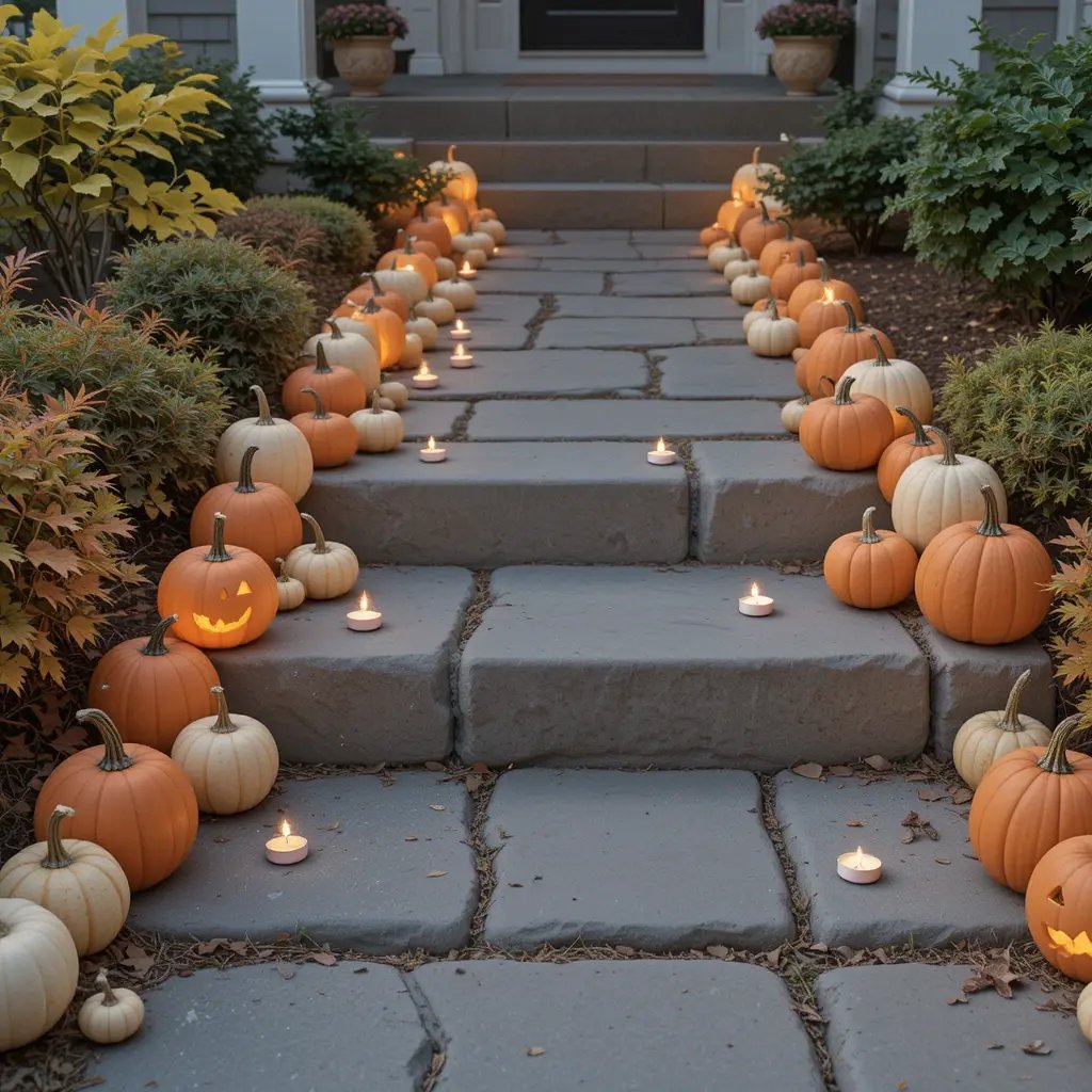 Mini Pumpkin Pathways