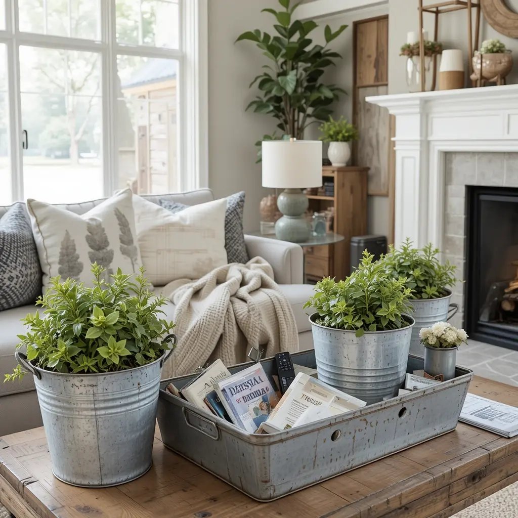 Galvanized Metal Accents