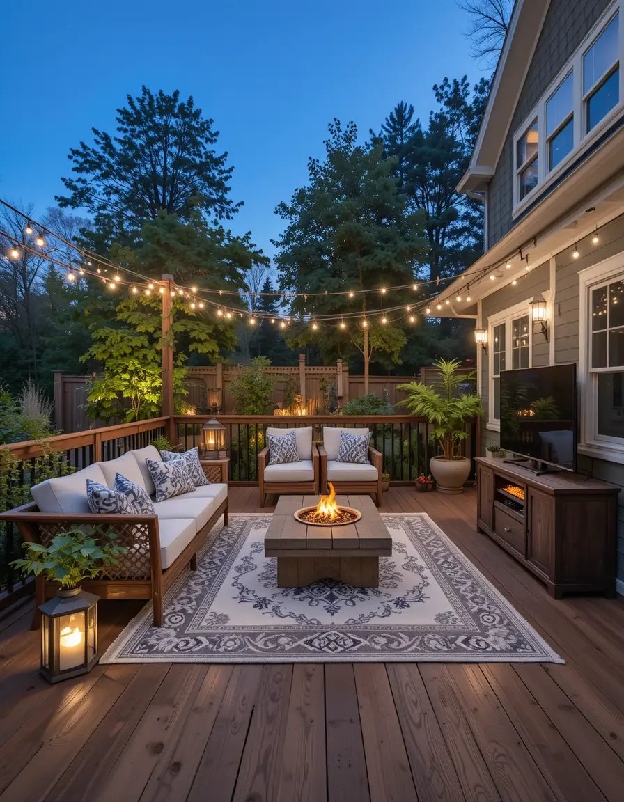 Outdoor Living Room Deck