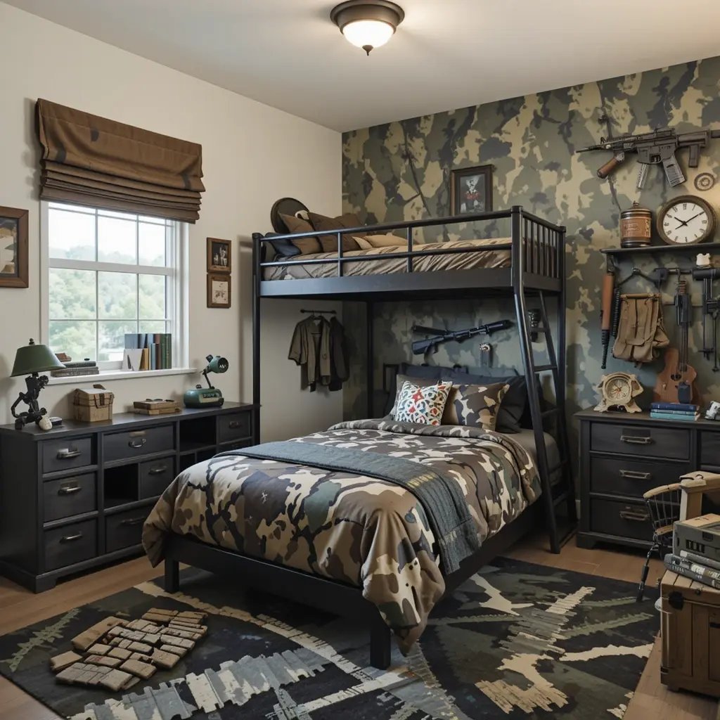 Camouflage and Military Themes