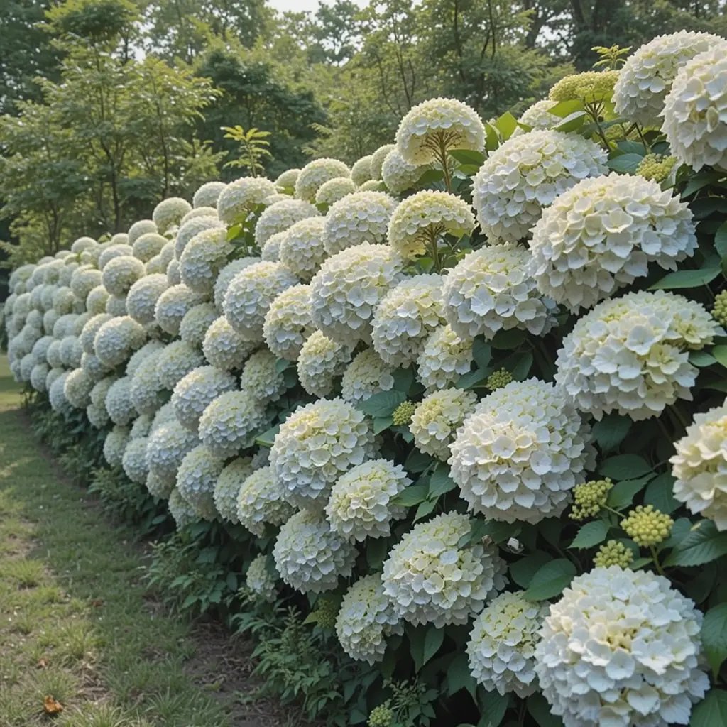 Hydrangea Privacy Screen