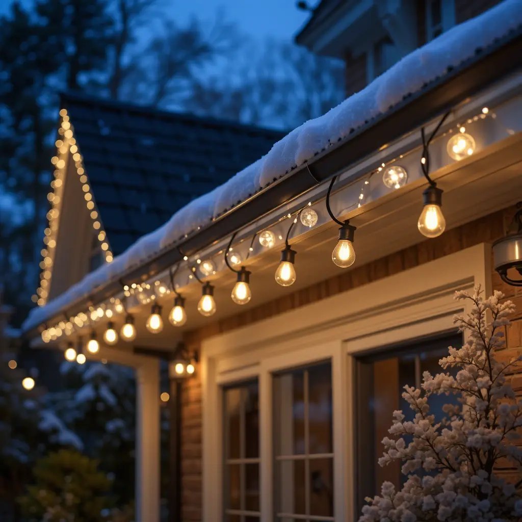 Outline Your Roofline with LED C9 Bulbs