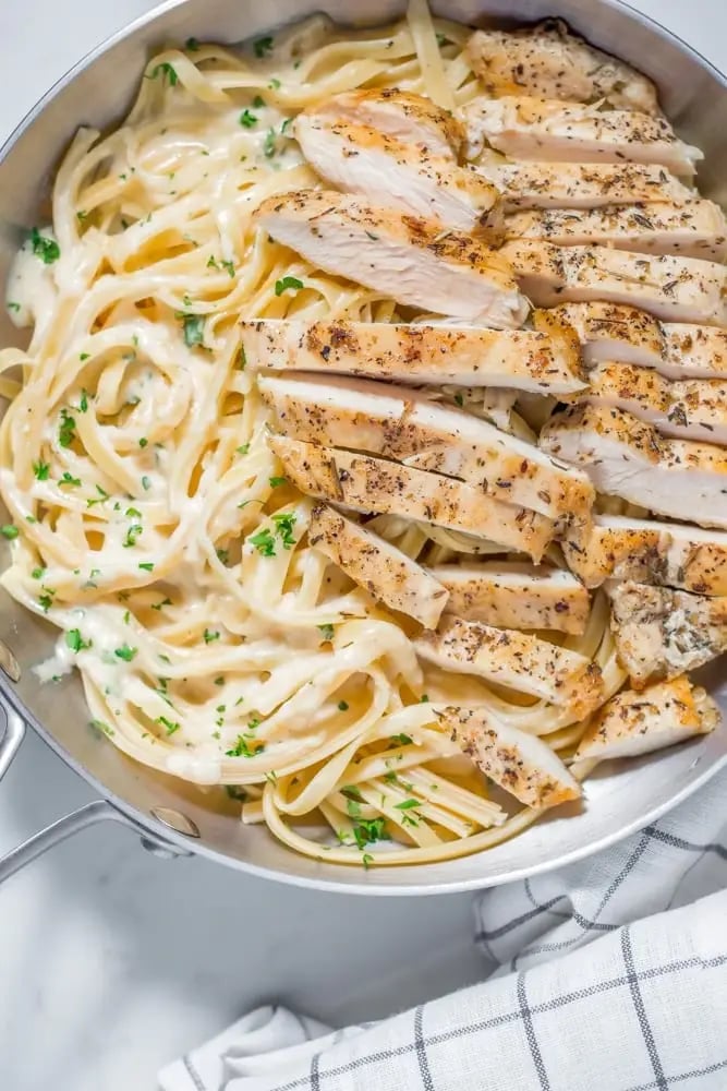 Keto Chicken Alfredo